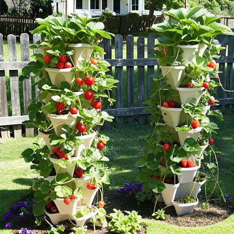 Lykvrii top-two-tiers watering-only helps prevent overwatering.