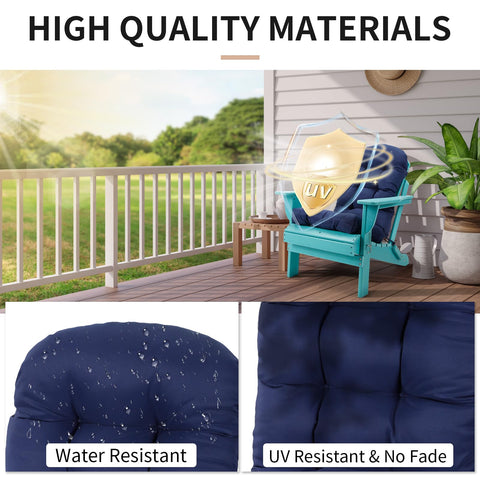 LYLNBYWK Adirondack cushions large 48x19.7 inch profile supports relaxed posture