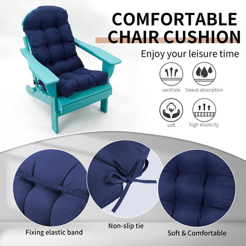 LYLNBYWK Adirondack cushions thick foam fill delivers plush comfort during use
