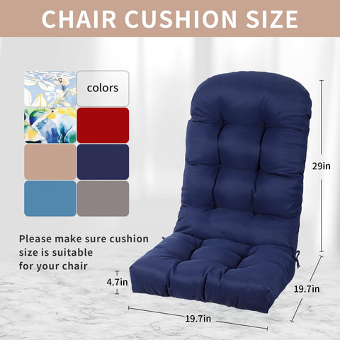 LYLNBYWK Adirondack cushions waterproof fabric withstands rain, keeping seats ready