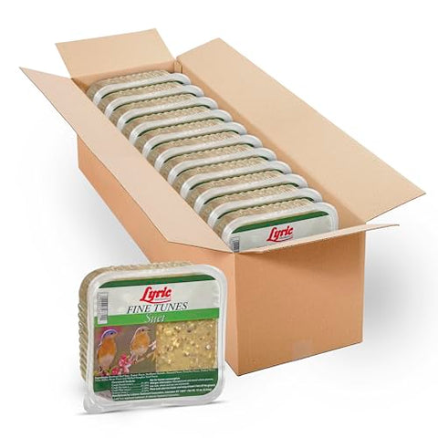 Lyric Fine Tunes suet cake ingredients display beef tallow and seeds