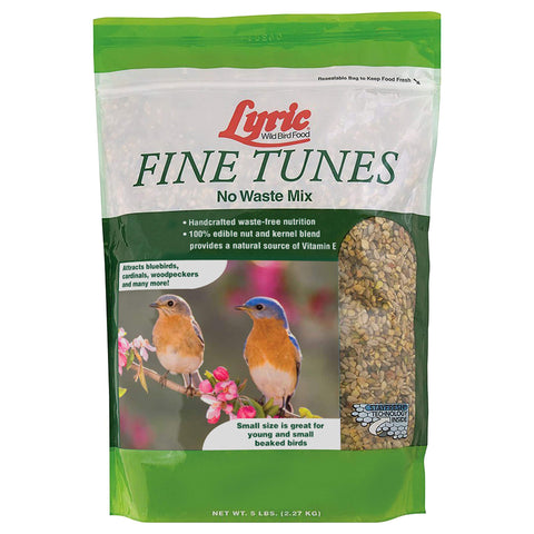 Lyric Fine Tunes Mix outdoor seed bag—zero waste feeding for backyard birds.