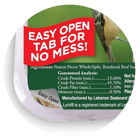 Lyric Shelled peanuts closeup highlights energy-rich ingredients for birds