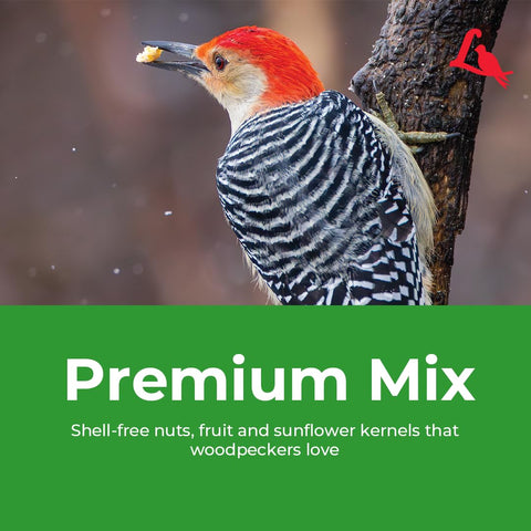 Lyric Woodpecker Mix preserves freshness with oxygen packet packaging