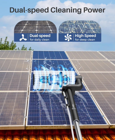LyriFine two-speed cleaning modes for gentle and deep dirt removal