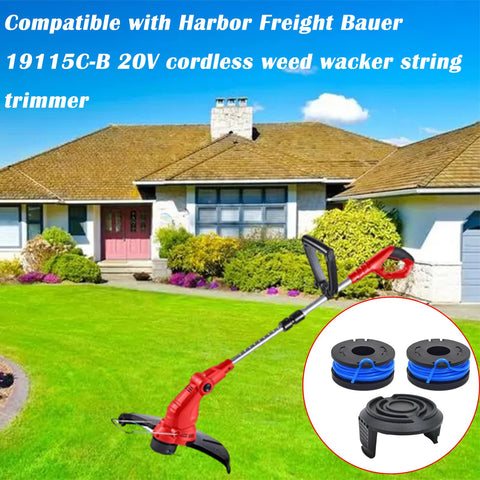 Lyshujli compatibility with Harbor Freight Bauer 19115C-B 20V trimmer