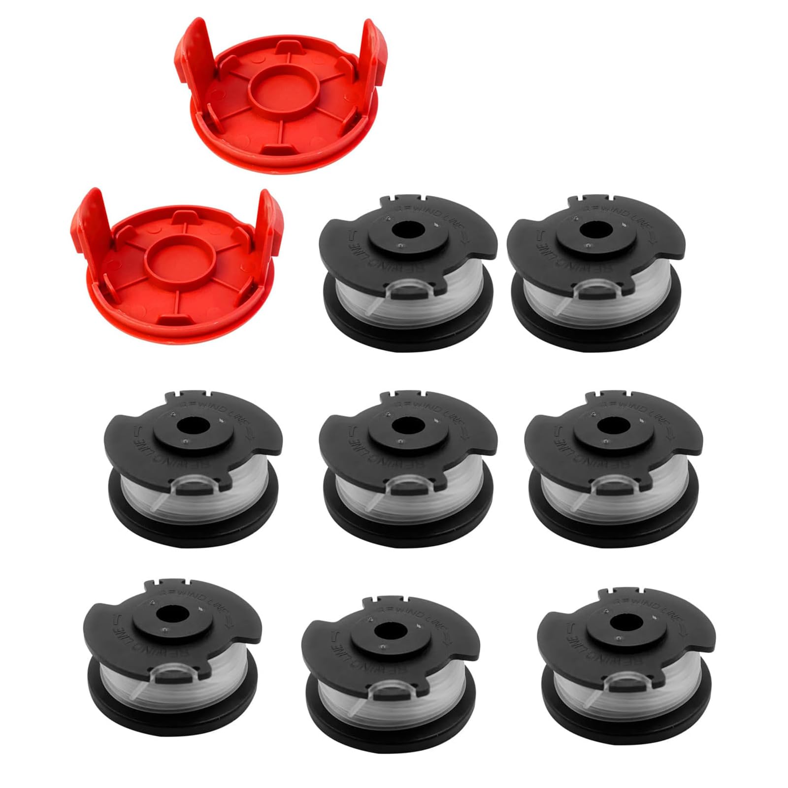 Lyshujli replacement spool for Hyper Tough 20V Max weed wacker with auto-feed design