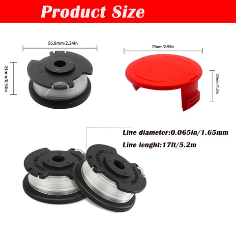 Lyshujli 0.065-inch line spool for precise trimming