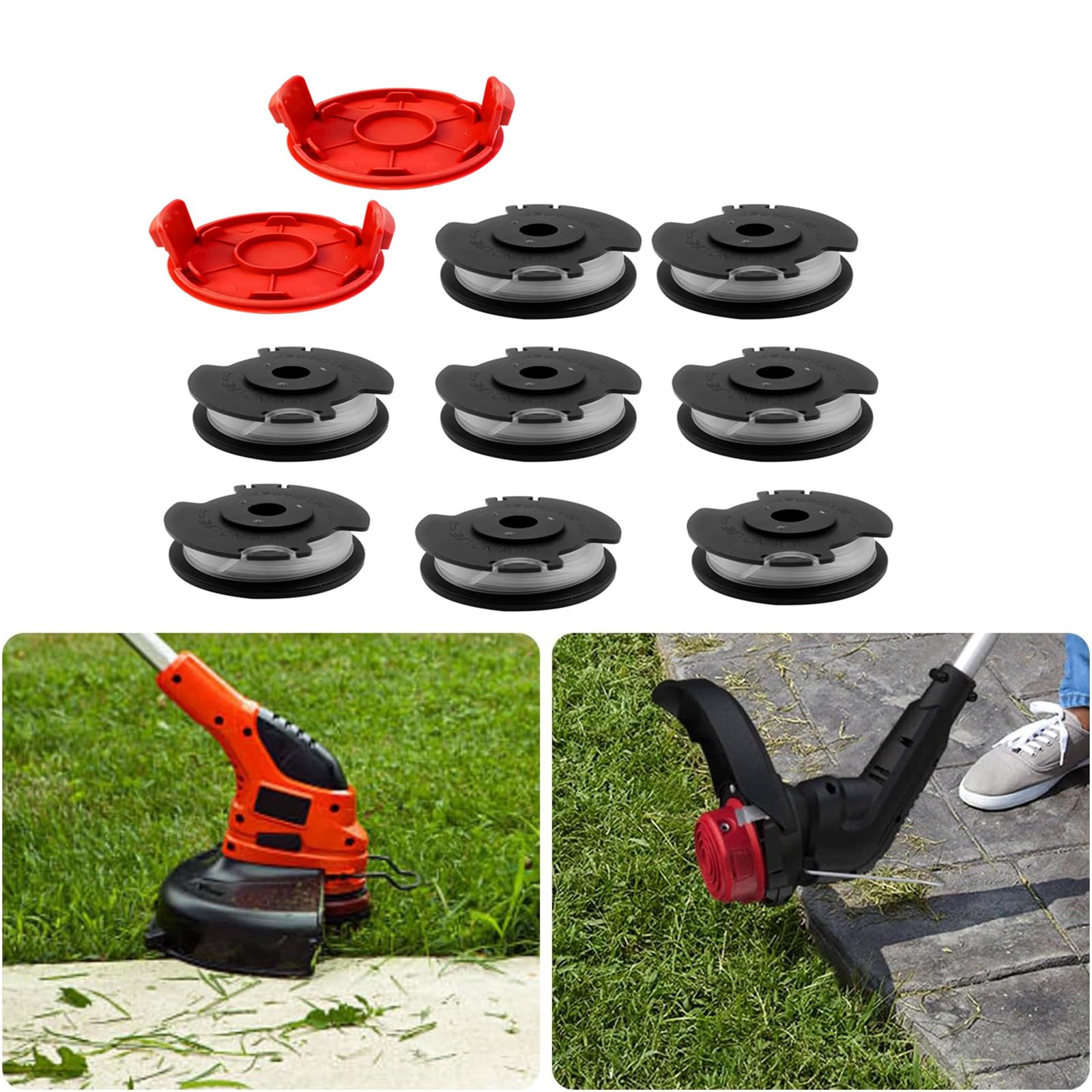 Compatible Lyshujli spools for Hyper Tough 20V Max weed wacker models HT19 and HT21