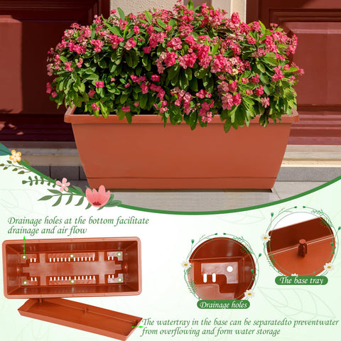 Lysjtsr multipurpose planters suit flowers, herbs, and small vegetables.