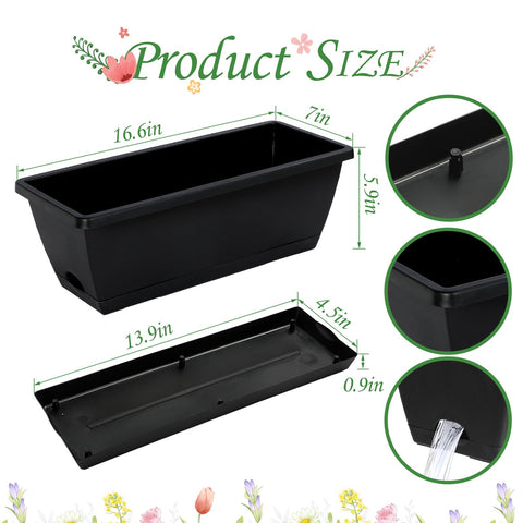 Lysjtsr planters with drainage holes keep soil healthy and dry.