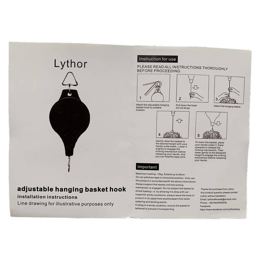 Lythor bird feeder with pulley demonstrates safe, adjustable placement.