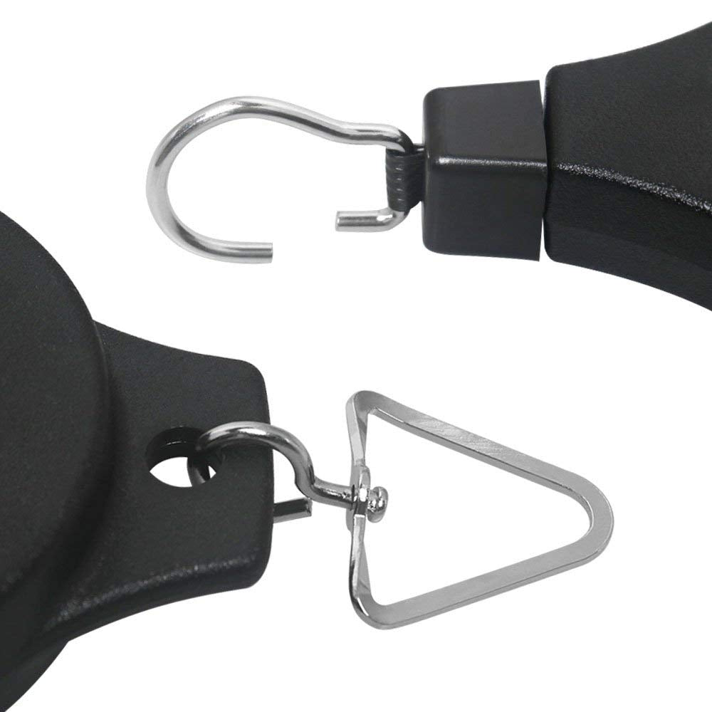 Lythor plant hook pulley in retracted position saves space.