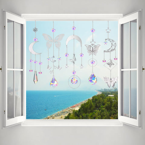 Lyukii suncatcher pendants and pieces ready for DIY designs