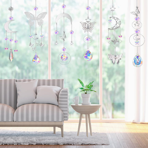 Lyukii windows, doors, and chandeliers showcase shimmering prisms