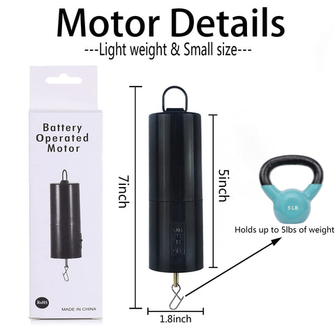 LZAOA wind spinner motor supports up to 5 pounds for balanced displays.