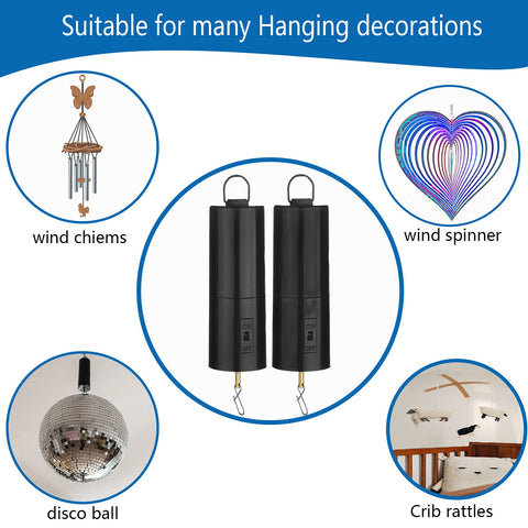 LZAOA wind spinner motor top hanging ring enables easy, versatile installation.