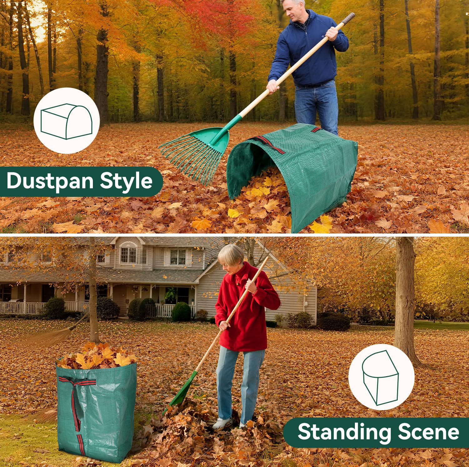 LZMYIVE double-stitched handles for effortless lifting and emptying.