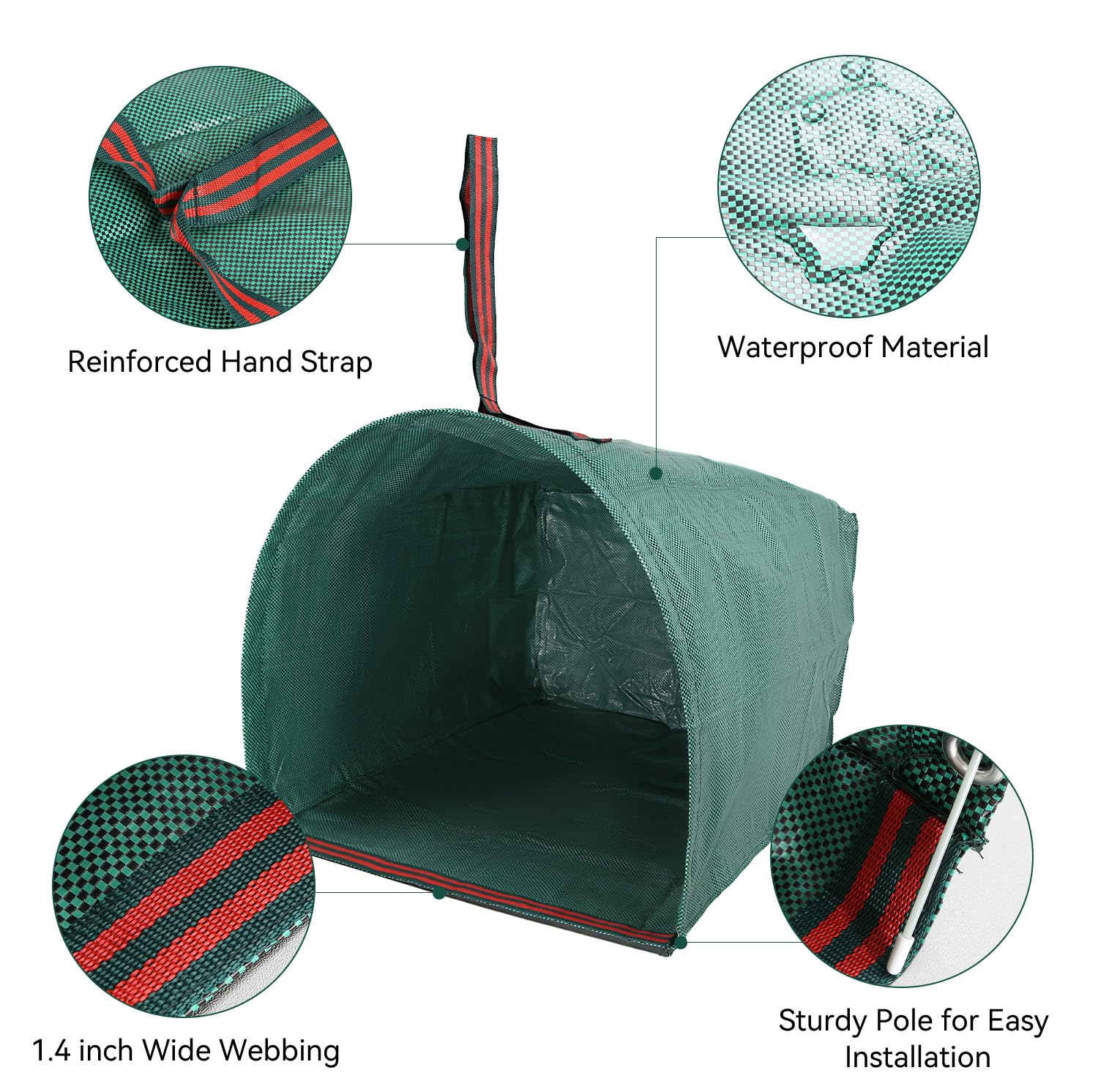 LZMYIVE lightweight bag with carry handles for easy transport.