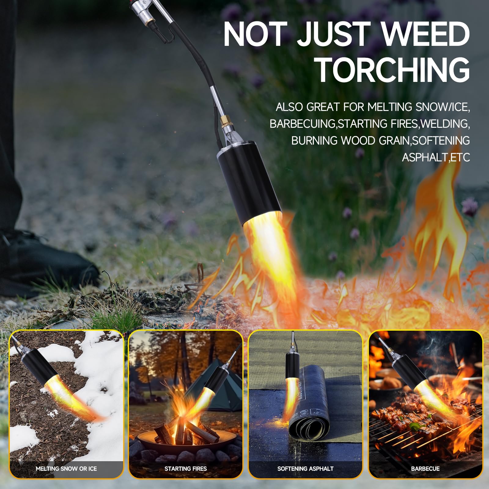LZONEY ergonomic-handle image emphasizes comfortable grip during use
