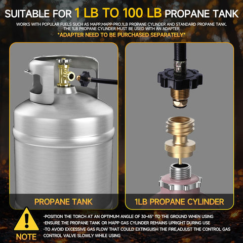 LZONEY multipurpose-flame image demonstrates versatility for weed burning and more