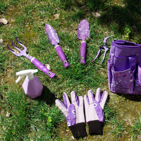 LZPTYYSN 600D Oxford garden tool bag with eight pockets.
