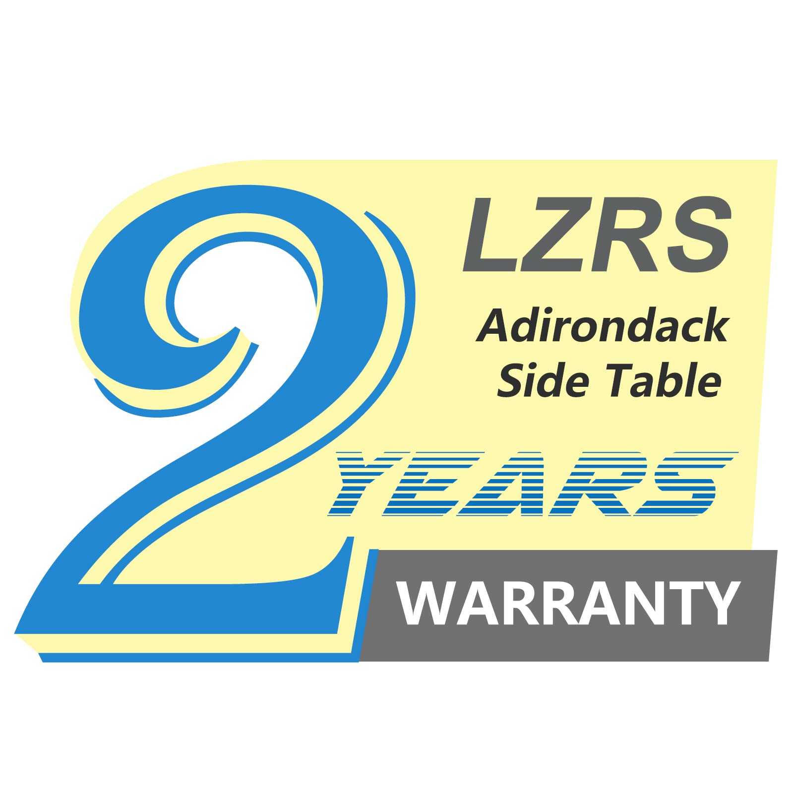 LZRS weather-resistant table endures sun and rain with ease.