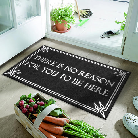 Lzuso door mat traps dirt and dries feet to reduce indoor mess.