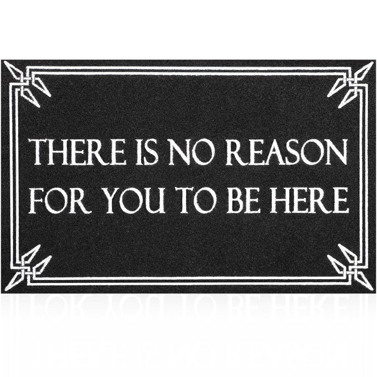 Lzuso welcome door mat for front doors traps dirt and moisture for a cleaner entry.