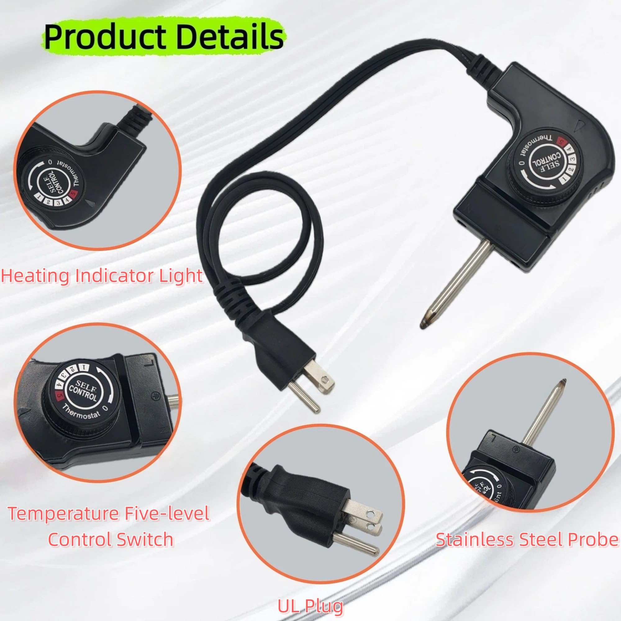 LZXQYMX stainless steel probe with Bakelite shell for safe operation