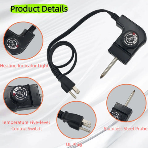 LZXQYMX stainless steel probe with Bakelite shell for safe operation