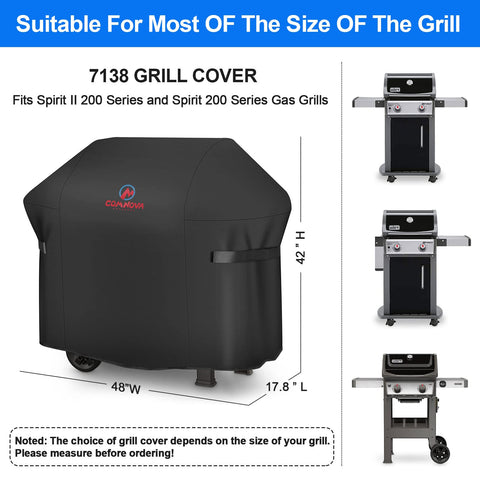 M COMNOVA OUTDOORS BBQ Cover with UV resistance to help maintain color