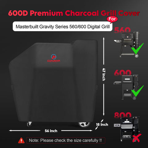 600D heavy-duty waterproof cover shields grill from rain and sun