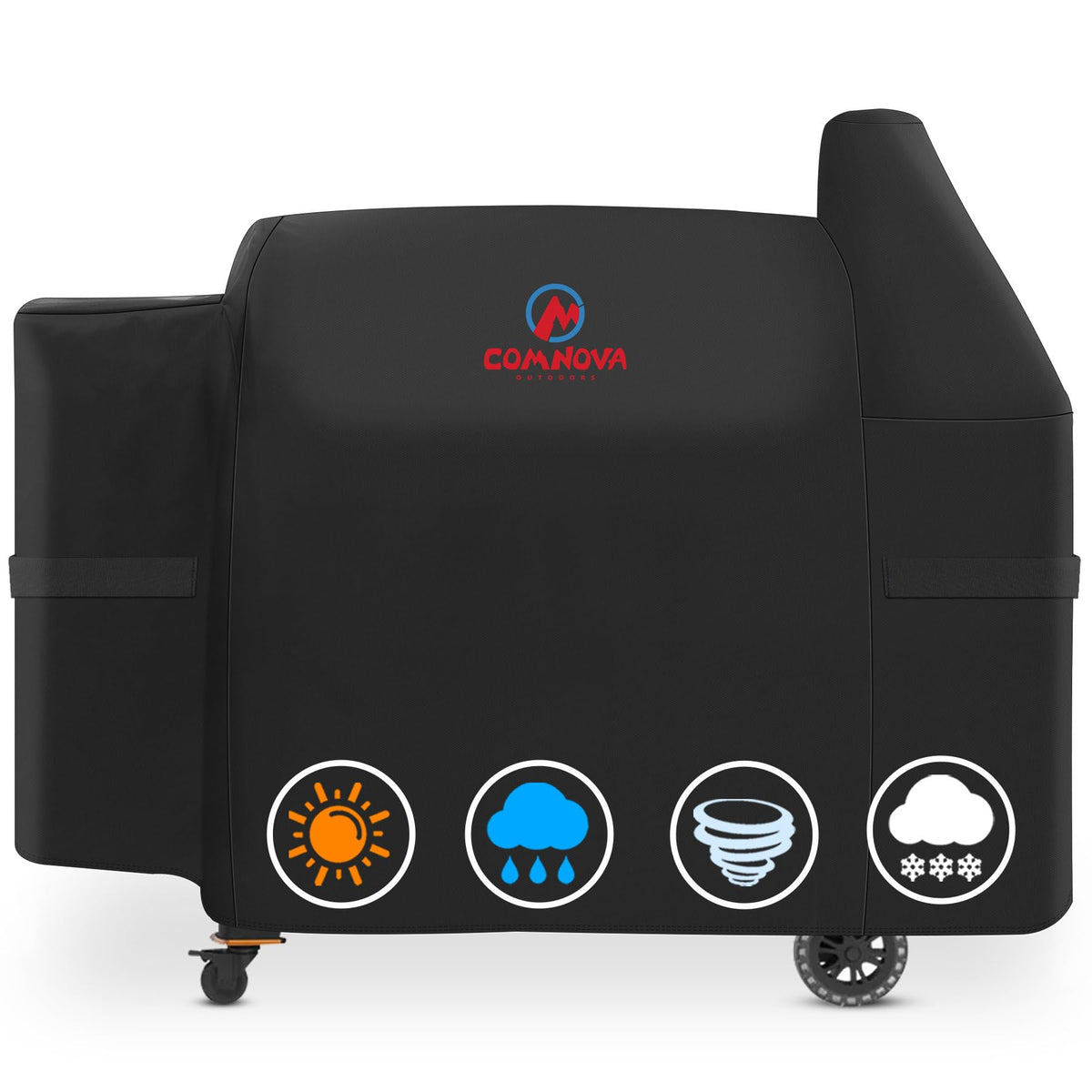 M COMNOVA OUTDOORS Pit Boss Austin XL cover shields the grill from rain and sun