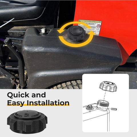 M MATI fuel cap for John Deere STX through SRX series ensures snug fit