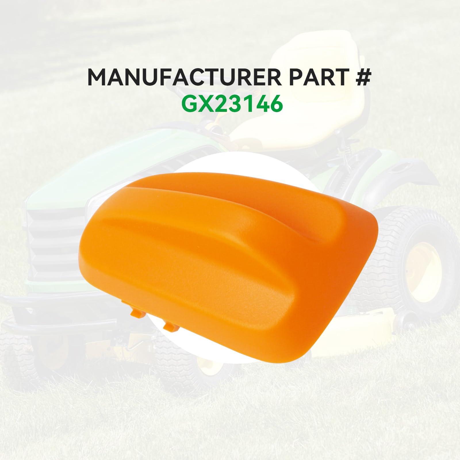 M MATI GX23146 knob on tractor dashboard for quick reach.