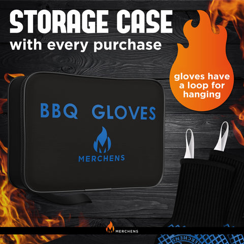 M MERCHENS gloves are machine washable for quick cleanup after grilling.