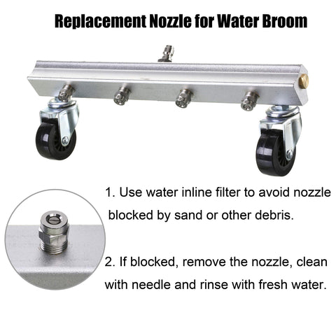 M MINGLE 1.5-orifice nozzle concentrates flow for stubborn grime.