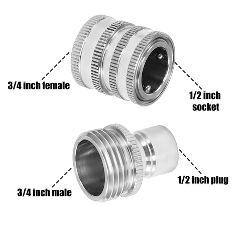 M MINGLE 3/4 GHT quick-connect end for easy hose and nozzle attachment.