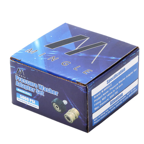 M MINGLE adapter supports up to 5000 PSI for demanding cleaning tasks
