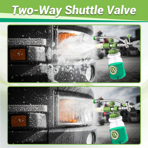M MINGLE wand supports up to 3600 psi for tough cleaning tasks.