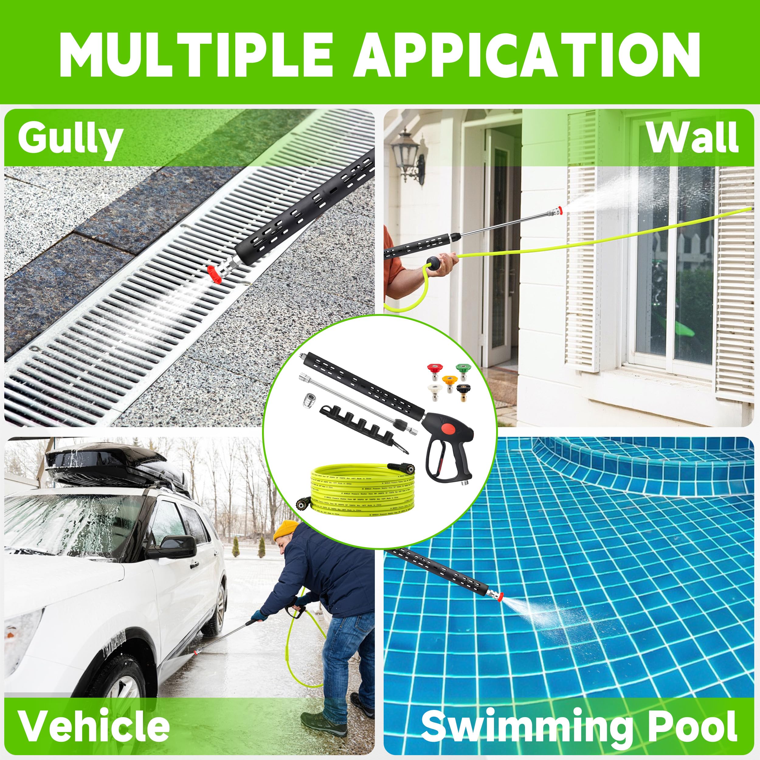 M MINGLE reinforced stainless steel construction ensures durability