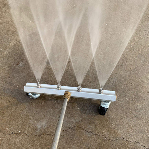 M MINGLE in-action under a vehicle, targeting road grime and oil