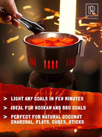 M. ROSENFELD indoor and outdoor use for versatile grilling.