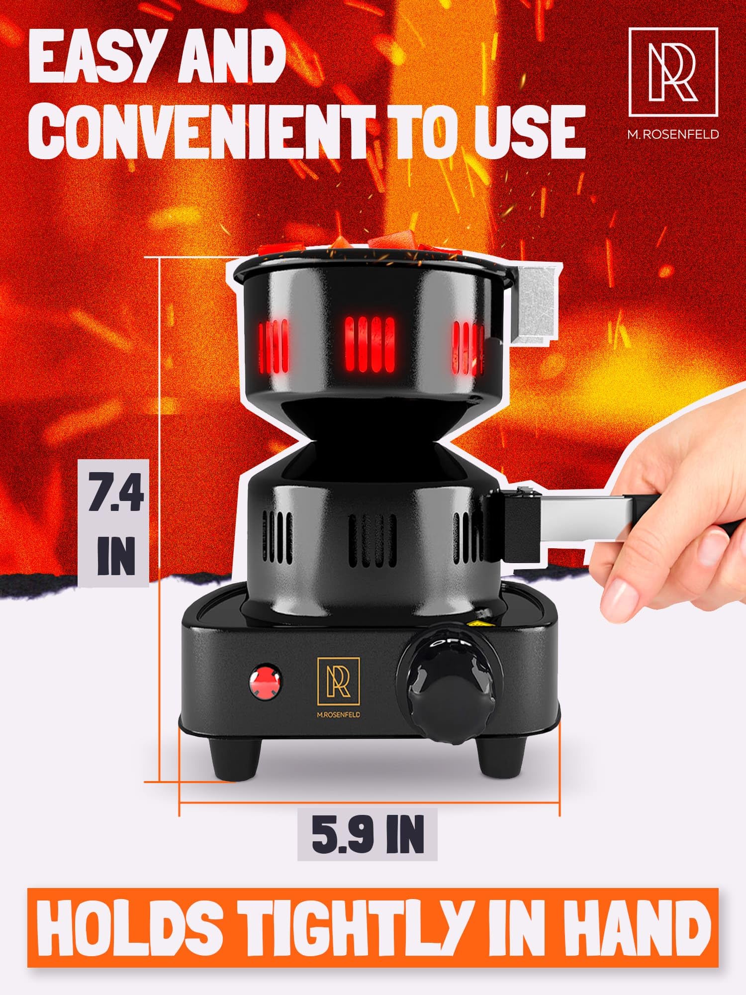 M. ROSENFELD PRO electric starter 60-inch cable enables flexible placement