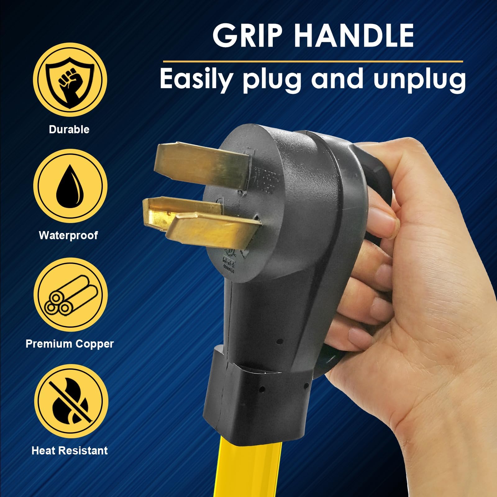 M1A2 10awg generator cable supports high wattage applications.