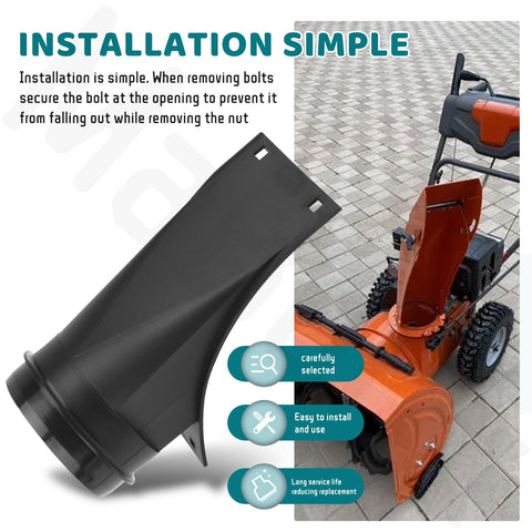 MaBoltx snow blower chute installation guide for straightforward mounting