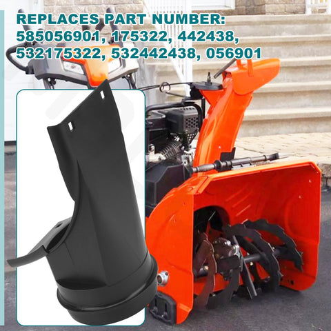 MaBoltx snow blower chute compatible with PR1330ES for quick swaps