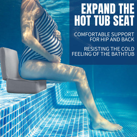 MABOZOO seat sinks for stable placement in tub.