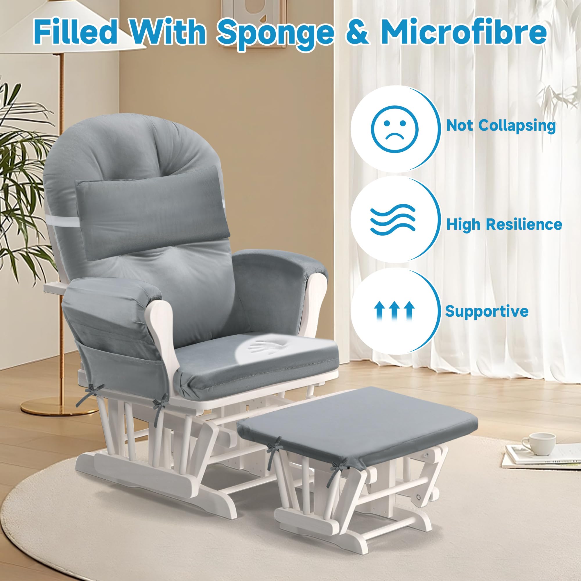 MABOZOO right armrest cushion enhances stability and comfort while relaxing.